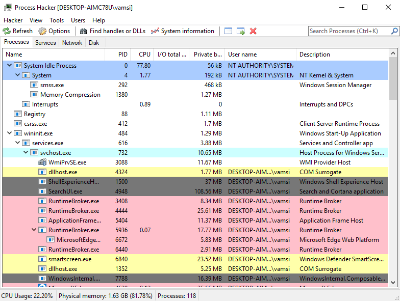صورة لـ أفضل 6 بدائل لمدير المهام على Windows 10 | 03-task-manager-alternative-process-hacker-DzTechs