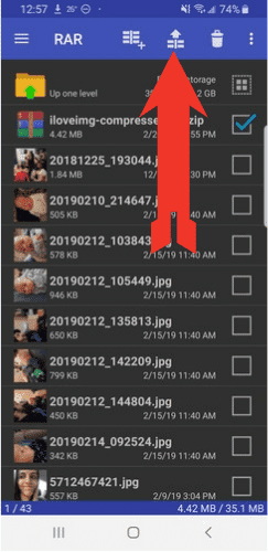 صورة لـ كيفية ضغط أو فك ضغط الملفات الكبيرة على هاتفك Android باستخدام RAR | Android-RAR-unzip-icon-DzTechs