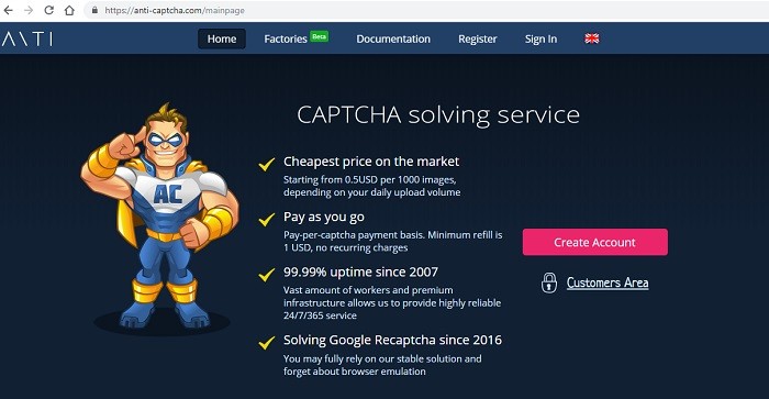 صورة لـ كيفية تجاوز التحقق من صور في Google ReCAPTCHA | Anti-Captcha-Service-DzTechs