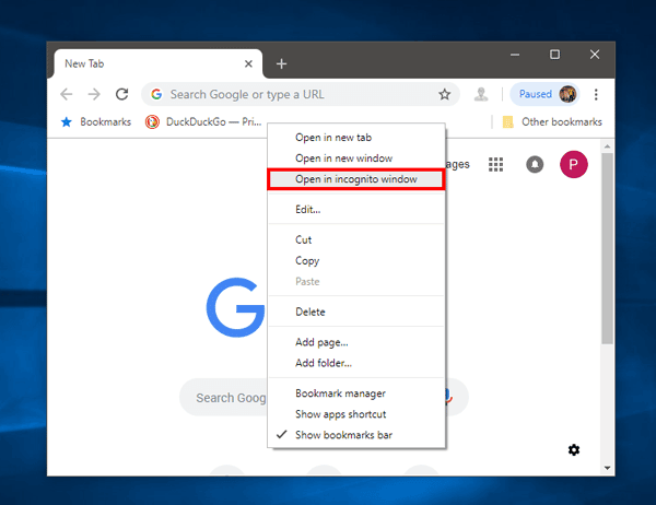 صورة لـ كيفية تعيين اثنين من محركات البحث الافتراضية في أي متصفح | Bookmarks_IncognitoSearch-DzTechs