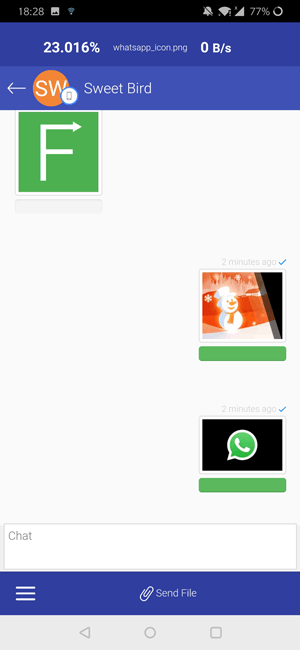 صورة لـ كيفية نقل الملفات من Android إلى iOS بدون SHAREit | FEem-received-files-DzTechs