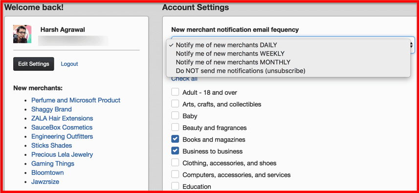 صورة لـ أفضل شبكات التسويق بالعمولة لإيجاد البرامج تابعة [قائمة مميزة]: طبعة 2023 | Get-email-notification-for-new-affiliate-programs-DzTechs