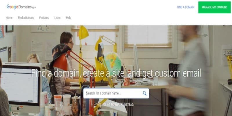 صورة لـ أفضل مُسجلي أسماء النطاقات في عام 2023 | Google-Domains.-DzTechs