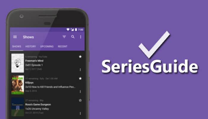 صورة لـ أفضل تطبيقات الهاتف لمساعدتك على تتبع البرامج التلفزيونية المُفضلة | SeriesGuide-DzTechs