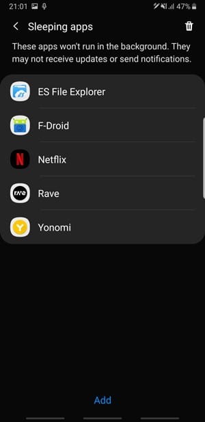 صورة لـ النصائح والحيل والميزات المخفية على Samsung One UI | Sleeping-Apps-DzTechs