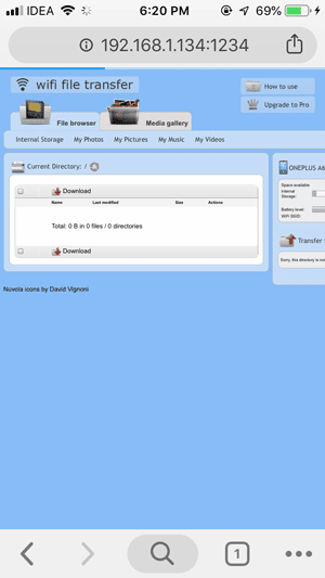صورة لـ كيفية نقل الملفات من Android إلى iOS بدون SHAREit | Wifi-File-Transfer-iOS-DzTechs