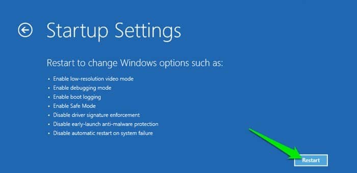 صورة لـ كيفية التمهيد إلى الوضع الآمن في Windows | Windows-10-Safe-Mode-Restart-DzTechs