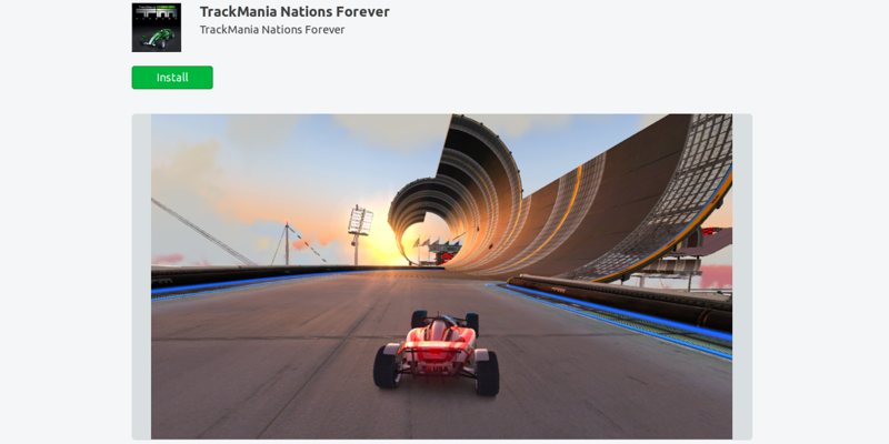 صورة لـ أفضل الألعاب على Ubuntu Snap Store | best-games-ubuntu-snap-store-trackmania-nations-forever-DzTechs