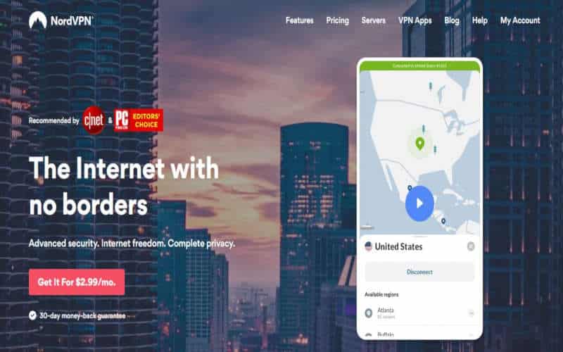 صورة لـ أفضل مواقع VPN الآمنة التي عليك استخدامها في عام 2023 | best-vpn-nord-DzTechs