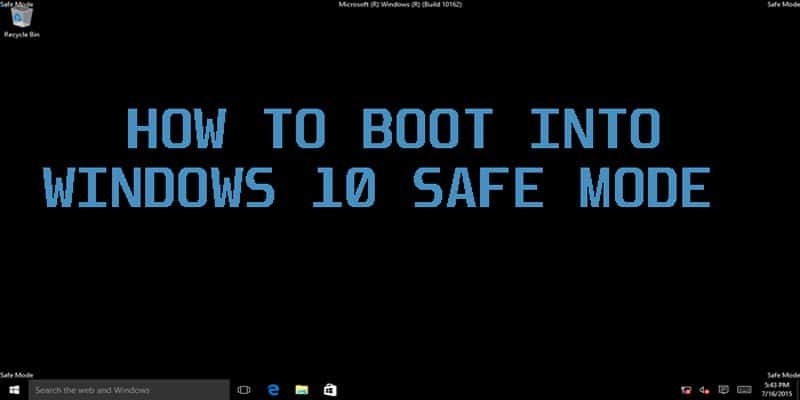 صورة لـ كيفية التمهيد إلى الوضع الآمن في Windows | boot-windows-10-safe-mode-header-DzTechs