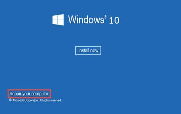 صورة لـ كيفية التمهيد إلى الوضع الآمن في Windows | boot-windows-10-safe-mode-repair-your-computer-DzTechs
