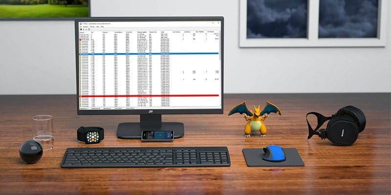 صورة لـ كيفية التحقق من وجود منافذ الشبكة قيد الاستخدام في Windows 10 | check-ports-in-use-windows-10-header-DzTechs