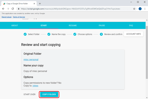 صورة لـ كيفية نسخ الملفات والمجلدات داخل Google Drive | copy-folder-in-script-DzTechs