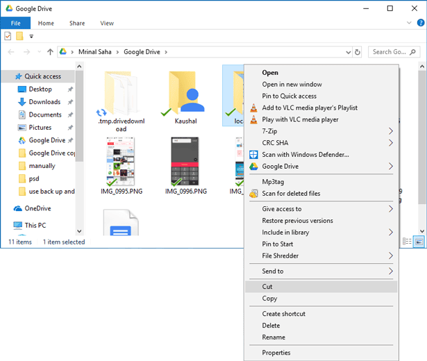 صورة لـ كيفية نسخ الملفات والمجلدات داخل Google Drive | cut-file-in-Google-Drive-DzTechs
