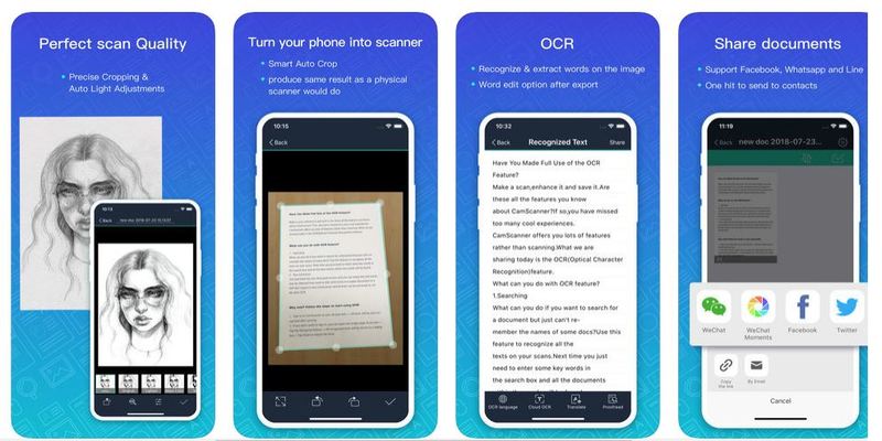 صورة لـ أفضل تطبيقات المسح الضوئي للوثائق لنظام iOS | document-scanner-apps-ios-camscanner-DzTechs