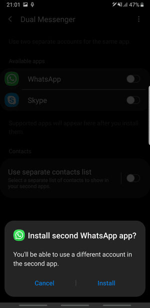 صورة لـ النصائح والحيل والميزات المخفية على Samsung One UI | dual-messengar-DzTechs