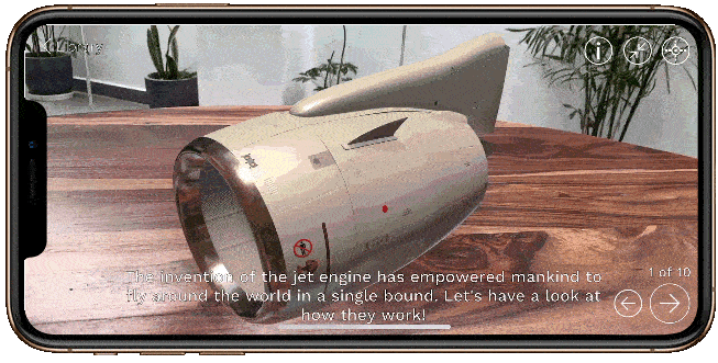 صورة لـ أفضل تطبيقات الواقع المعزز لأجهزة iPhone Xs Max | ezgif.com-optimize-13-DzTechs