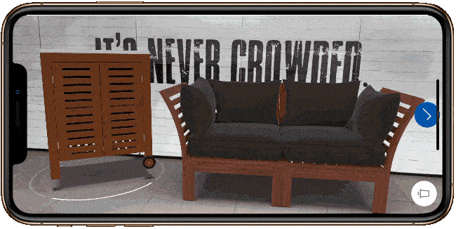 صورة لـ أفضل تطبيقات الواقع المعزز لأجهزة iPhone Xs Max | ezgif.com-optimize-15-DzTechs