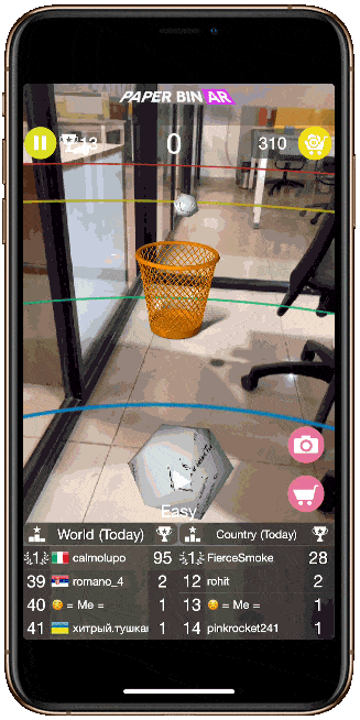 صورة لـ أفضل تطبيقات الواقع المعزز لأجهزة iPhone Xs Max | ezgif.com-optimize-18-DzTechs