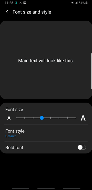 صورة لـ النصائح والحيل والميزات المخفية على Samsung One UI | font-DzTechs