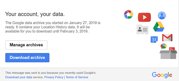 صورة لـ كيفية عرض سجل الأماكن التي زرتها على Google | google-location-takeout-8-DzTechs