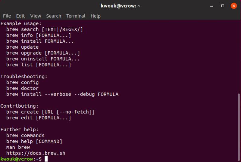 صورة لـ كيفية استخدام Homebrew لتثبيت البرامج على Linux و Windows | homebrew-linux-windows-commands-DzTechs