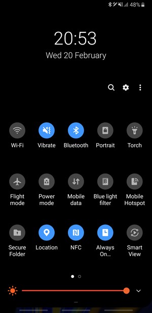 صورة لـ النصائح والحيل والميزات المخفية على Samsung One UI | quick-settings-DzTechs