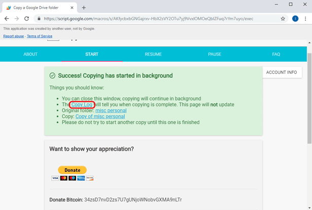 صورة لـ كيفية نسخ الملفات والمجلدات داخل Google Drive | running-in-the-background-DzTechs