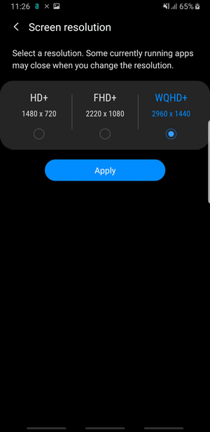 صورة لـ النصائح والحيل والميزات المخفية على Samsung One UI | screen-resol-DzTechs
