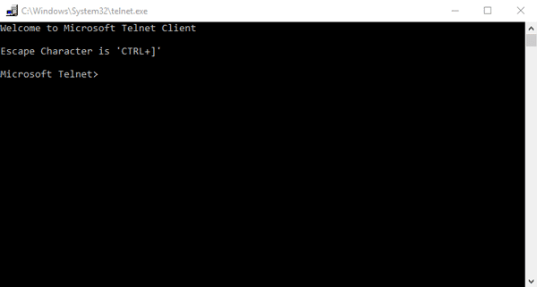 صورة لـ كيفية تمكين خادم Telnet في نظام Windows 10 | telnet_client_cmd-DzTechs