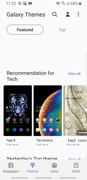 صورة لـ النصائح والحيل والميزات المخفية على Samsung One UI | thmem-DzTechs