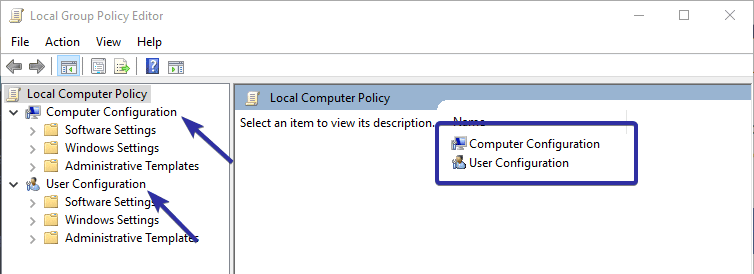 صورة لـ كل ما تحتاج لمعرفته حول سياسة المجموعة في Windows | win10-group-policy-categories-DzTechs
