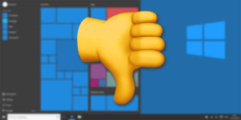 صورة لـ قائمة مُختصرة من الأشياء في نظام Windows 10 التي تتسم بالخطورة | windows-10-sucks-hero1