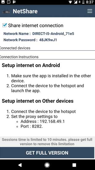 صورة لـ إنشاء نقطة اتصال WiFi من جهاز Android وهو مُتصل بالفعل بشبكة Wi-Fi | 2-1-DzTechs