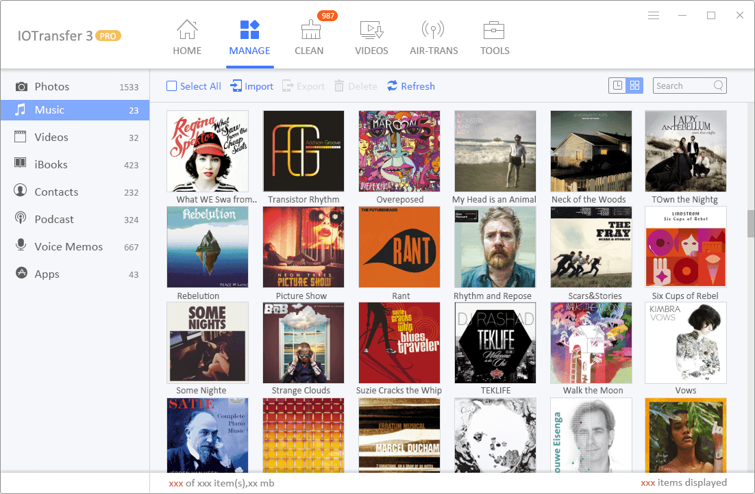صورة لـ مراجعة IOTransfer 3 : أفضل برنامج لإدارة iPad / iPhone مع الكثير من الميزات | 3.+manage+music-DzTechs