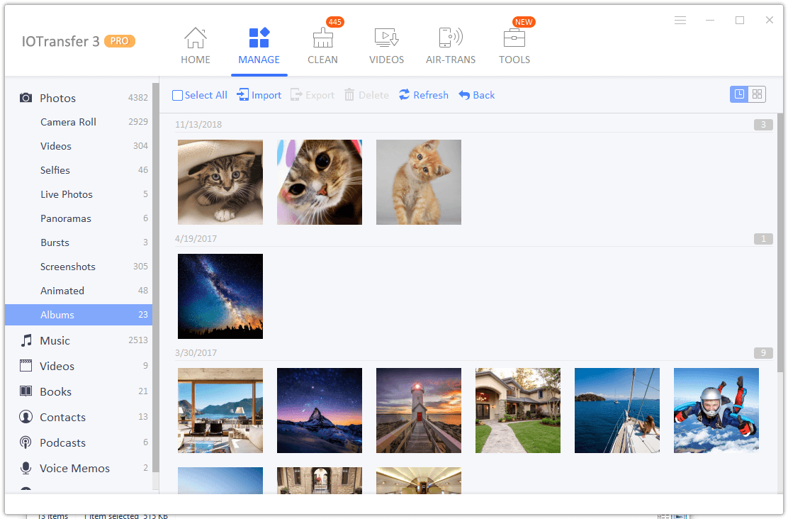 صورة لـ مراجعة IOTransfer 3 : أفضل برنامج لإدارة iPad / iPhone مع الكثير من الميزات | 4.+manage+photos-DzTechs