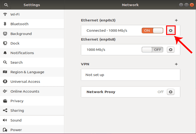 صورة لـ 3 طرق لإعادة تعيين عنوان IP ثابت على نظام Ubuntu | 5ccc0bdf85531_Wired_Settings_Icon-DzTechs