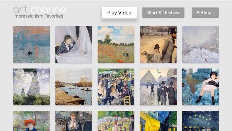 صورة لـ أفضل تطبيقات Apple TV المجانية | Art-Channel-by-art-authority-DzTechs