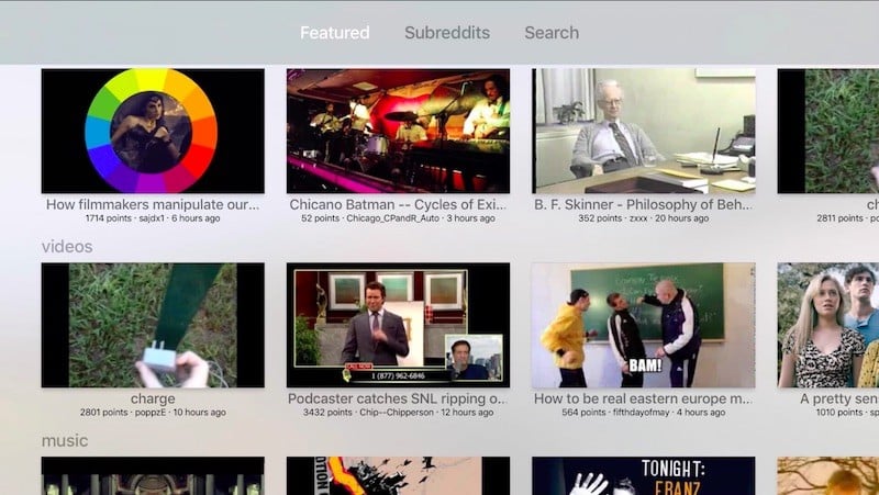 صورة لـ أفضل تطبيقات Apple TV المجانية | BingeWatch-for-reddit-DzTechs