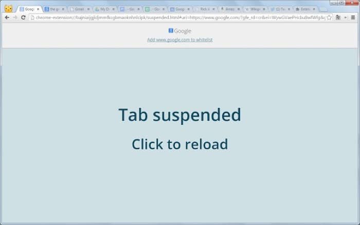 صورة لـ أفضل 5 إضافات Google Chrome لتسريع تصفحك | Browse-Chrome-Faster-The-Great-Suspender-DzTechs