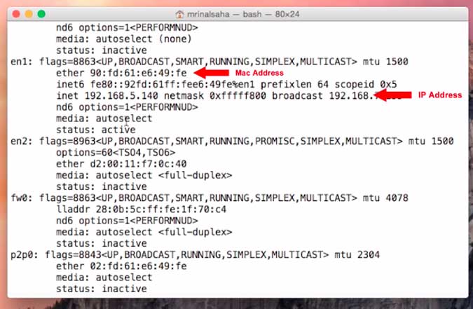 صورة لـ كيفية العثور عن عنوان MAC وتغييره على جميع أنظمة التشغيل | Change-MAC-Address-on-Mac-OS-X-DzTechs
