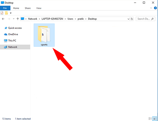 صورة لـ كيفية مشاركة الملفات بين جهازي كمبيوتر Windows باستخدام كابل LAN | Cports_Visible_In_Network-DzTechs