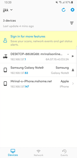 صورة لـ كيفية إيجاد عنوان IP الخاص بأجهزة أخرى على شبكتك على جميع المنصات | Fling_Android-DzTechs