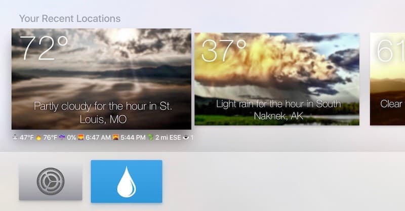 صورة لـ أفضل تطبيقات Apple TV المجانية | Forecast-bar-DzTechs