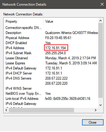 صورة لـ كيفية التحقق من عنوان IP الخاص بالكمبيوتر والهواتف الذكية | IP_GUI-DzTechs