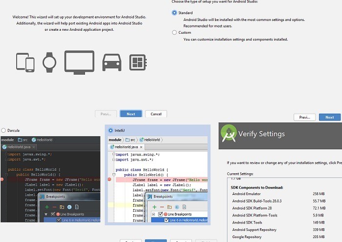 صورة لـ دليل المبتدئين إلى Android Studio من أجل تطوير التطبيقات | Installation-Screens-DzTechs