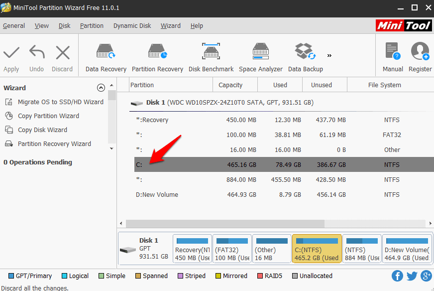 صورة لـ كيفية التحقق من تنسيق GPT أو MBR للقرص الصلب المُستخدم في Windows 10 وتحويله | Is-My-Drive-GPT-or-MBR-6-DzTechs