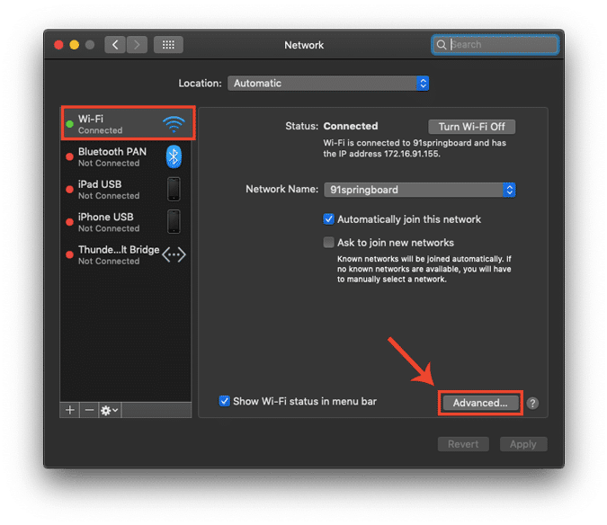 صورة لـ كيفية التحقق من عنوان IP الخاص بالكمبيوتر والهواتف الذكية | Network_Tab_Wifi_Advanced_Settings-3-DzTechs