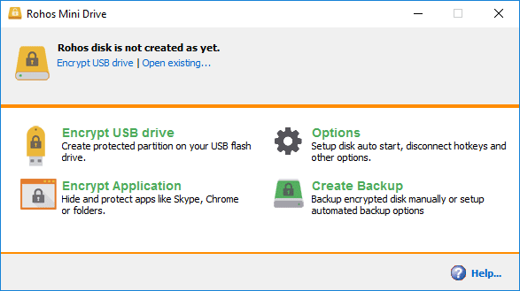 صورة لـ أفضل 10 تطبيقات لتشفير محركات أقراص USB لحماية مُحتواها | Rohos-Mini-Drive-DzTechs