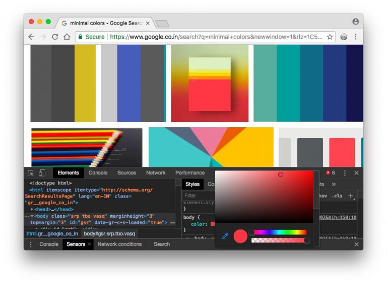 صورة لـ أدوات مُطور Chrome: بعض النصائح المُفيدة لاستخدامه مثل المُحترفين | Screen-Shot-2018-09-10-at-3.43.56-PM-768x565-DzTechs